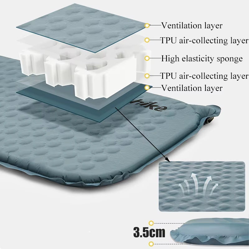 🏕️ Colchón Inflable Ultraliviano Autoinflable para Camping 2024